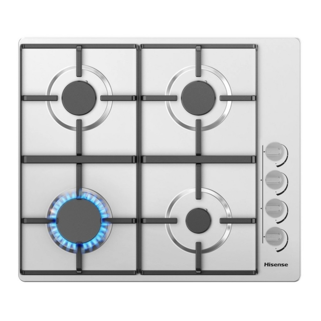 Hisense GM642XHS 60Cm Stainless Steel Gas Hob