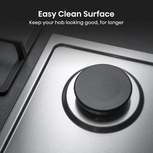 Hisense GM642XHS 60Cm Stainless Steel Gas Hob