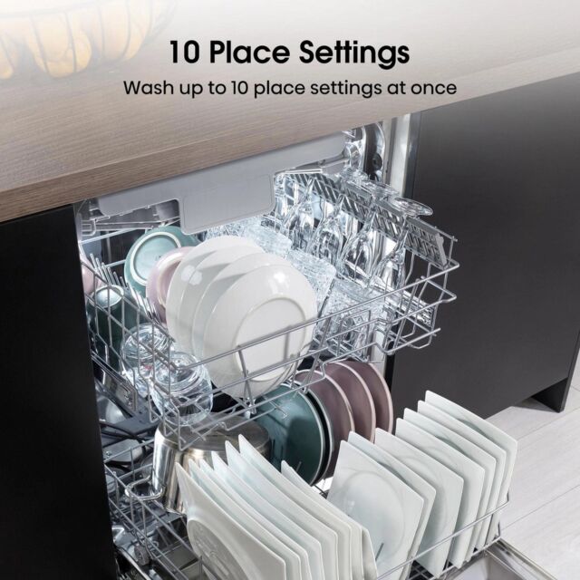 Hisense HS523E15WUK White Slimline Dishwasher With 10 Places