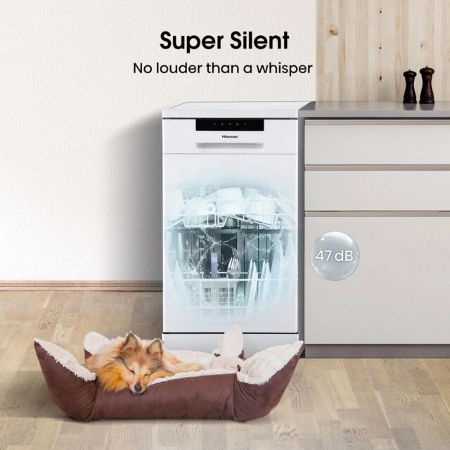 Hisense HS523E15WUK White Slimline Dishwasher With 10 Places