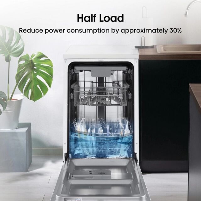 Hisense HS523E15WUK White Slimline Dishwasher With 10 Places