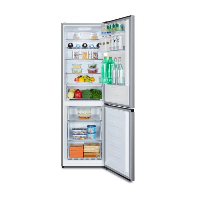 Hisense RB395N4BCE Stainless Steel 59.5 Cm Wide Total No Frost Fridge Freezer With 60/40 Split