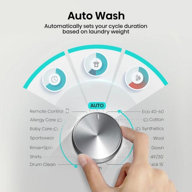 Hisense WF3S8043BB3 Black 8Kg/ 1400 Rpm Washing Machine