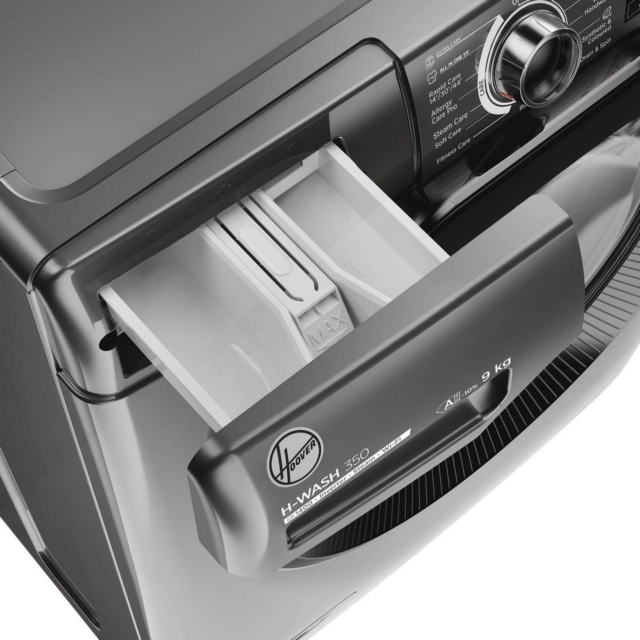 Hoover H3WPS496TAMBR68 Graphite 9Kg 1400 Spin Washing Machine
