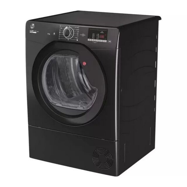 Hoover HLEC9DGB Black 9Kg Condenser Tumble Dryer