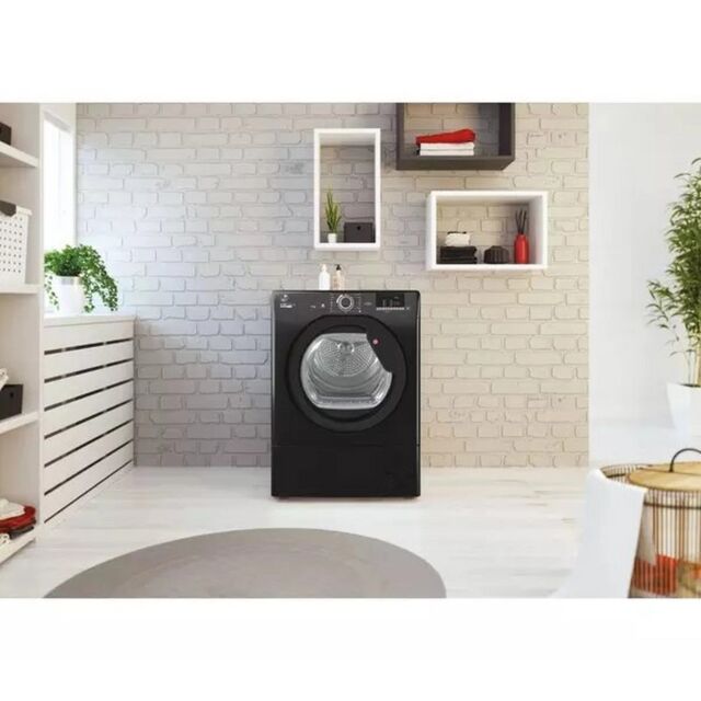 Hoover HLEC9DGB Black 9Kg Condenser Tumble Dryer