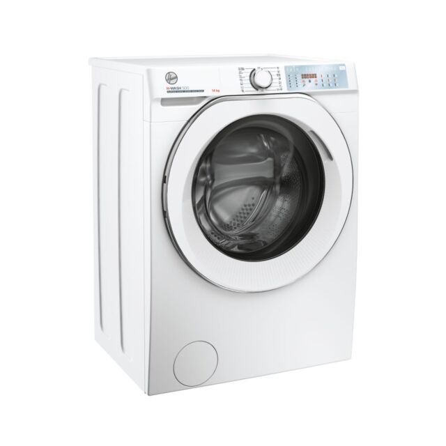 Hoover HWB 414AMC White H-Wash 500 14Kg/ 1400 Rpm Washing Machine With 59 Minute Full Load Wash