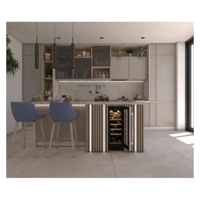 Hoover HWCB 30 UK/N Black H-Wine 500 Wine Cooler -20 Bottles