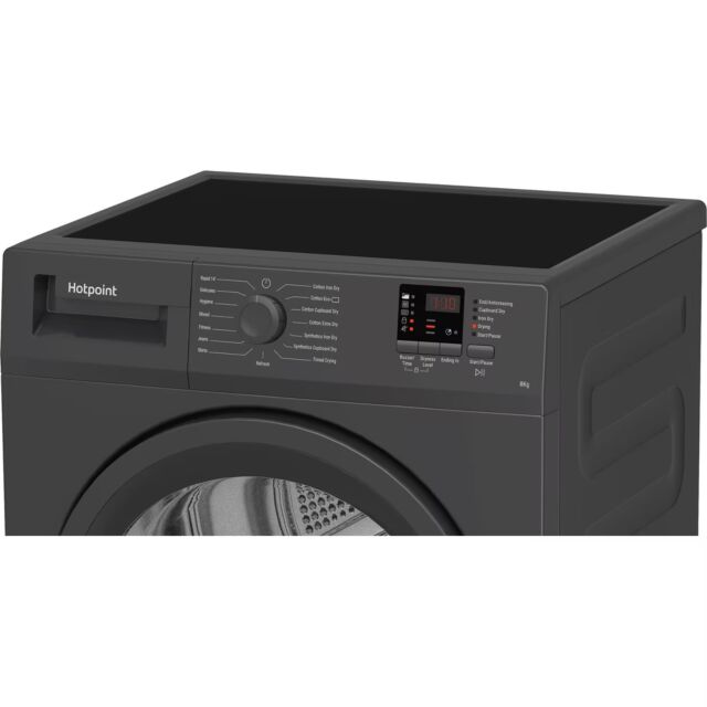 Hotpoint CHDC82GGGDUK Graphite 8Kg Condenser Tumble Dryer With Sensor Dry