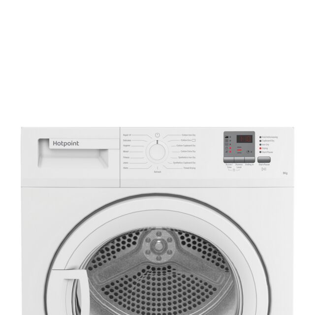 Hotpoint CHDC82WWGDUK White 8Kg Condenser Tumble Dryer