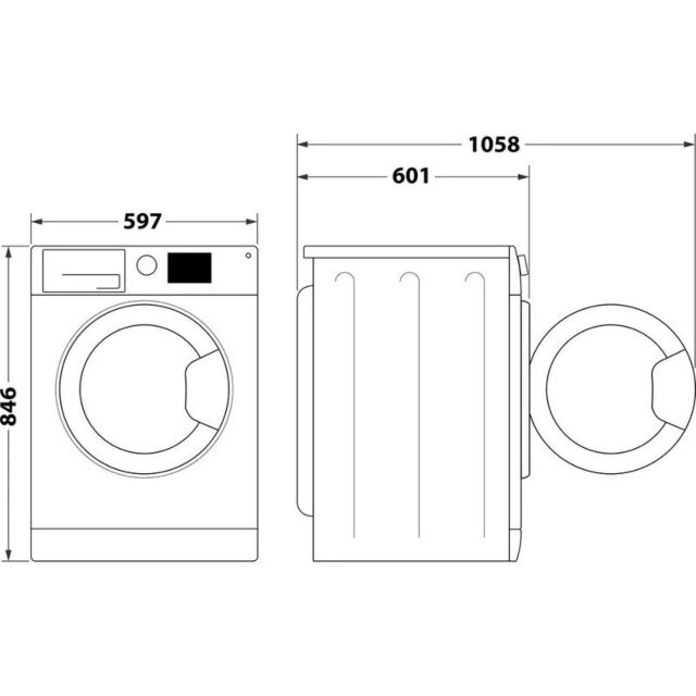 Hotpoint CHDC92WWGDUK White 9Kg Condenser Tumble Dryer