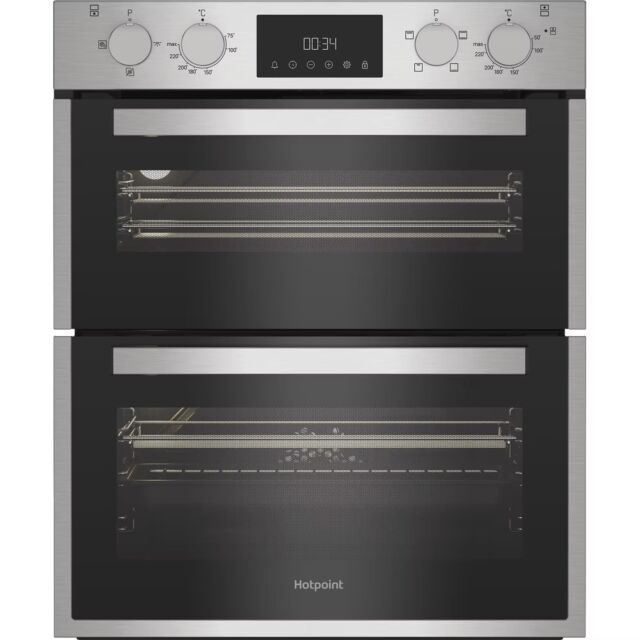 Hotpoint DUH10DIX Stainless Steel Built Under Electric Double Oven