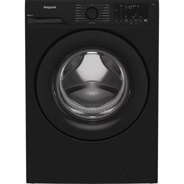 Hotpoint H101BANTISTAINUK Black 10Kg/ 1400 Rpm Anti Stain Washing Machine