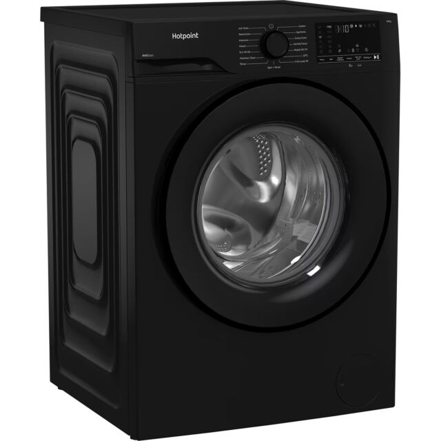 Hotpoint H101BANTISTAINUK Black 10Kg/ 1400 Rpm Anti Stain Washing Machine