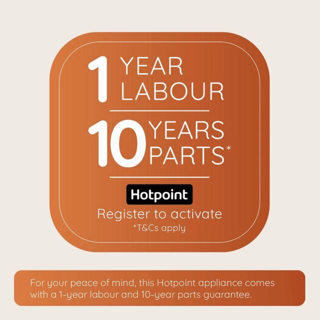 Hotpoint H2IC14BN7A0UK Full Size Built In Fully Integrated Dishwasher With 14 Place Settings