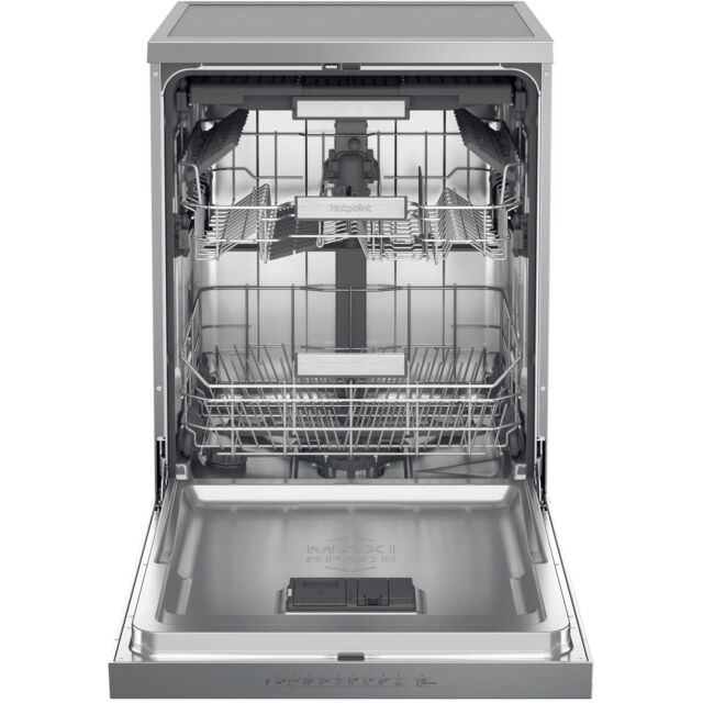 Hotpoint H7FHP43XUK Stainless Steel Full Size Dishwasher With 15 Place Settings