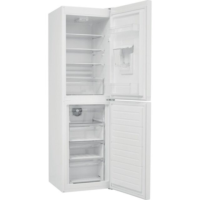 Hotpoint HBNF55182WAQUAUK White 54Cm Wide Frost Free Fridge Freezer With 50/50 Split