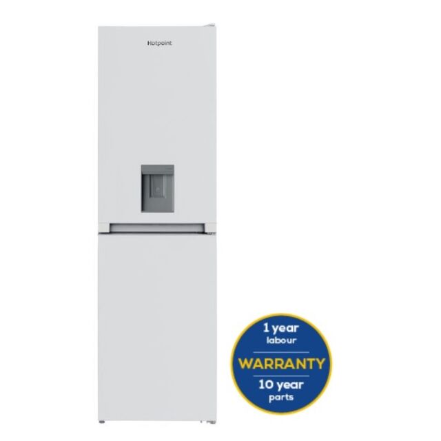 Hotpoint HBNF55182WAQUAUK White 54Cm Wide Frost Free Fridge Freezer With 50/50 Split