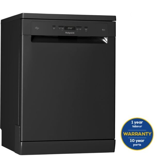Hotpoint HFC3C26WCBUK Black 60Cm Dishwasher With 14 Place Settings