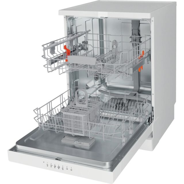 Hotpoint HP2FFC14BN6WUK White 60Cm Dishwasher With 14 Place Settings