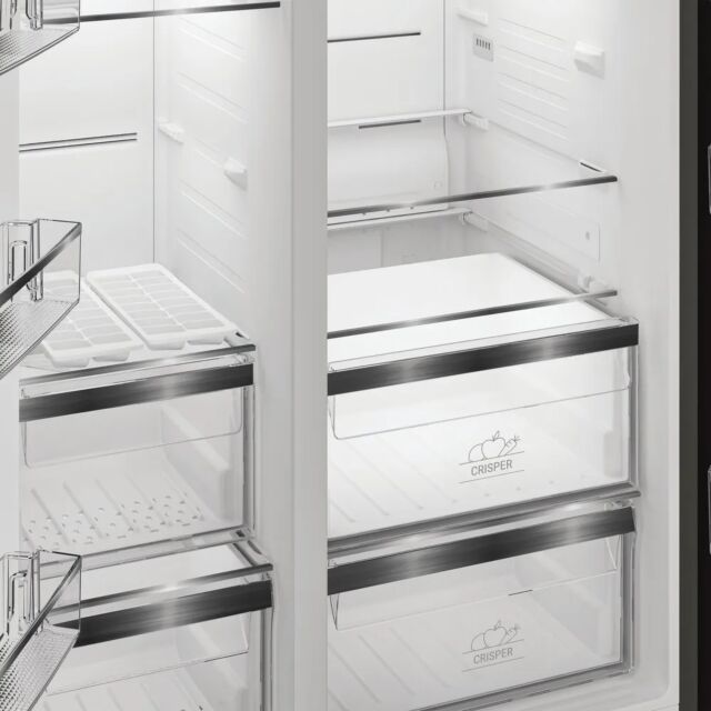 Hotpoint HPG26592XP4UK Silver No Frost American Style Fridge Freezer