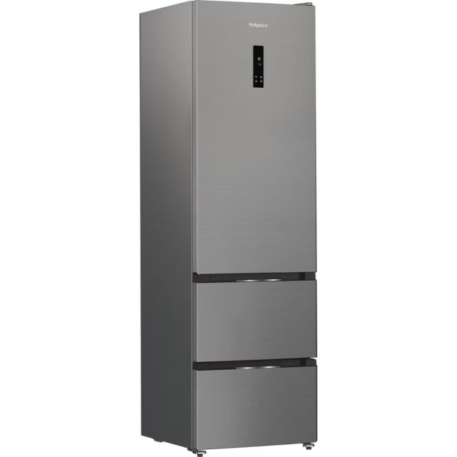 Hotpoint HPKF5351XP4UK Inox 59.5Cm Wide No Frost Fridge Freezer With Drawers
