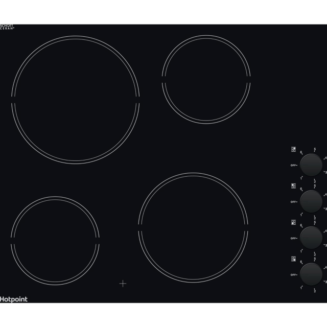 Hotpoint HR620RH 58Cm Ceramic Hob