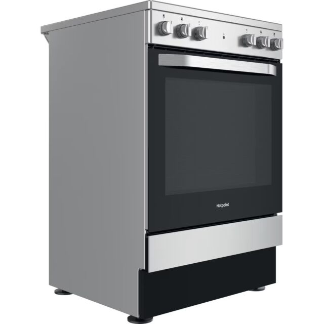 Hotpoint HS67V5KHX Inox 60Cm Wide Single Oven Electric Cooker