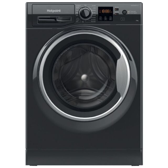 Hotpoint NSWM1046BSUK Black 10Kg/ 1400 Rpm Washing Machine