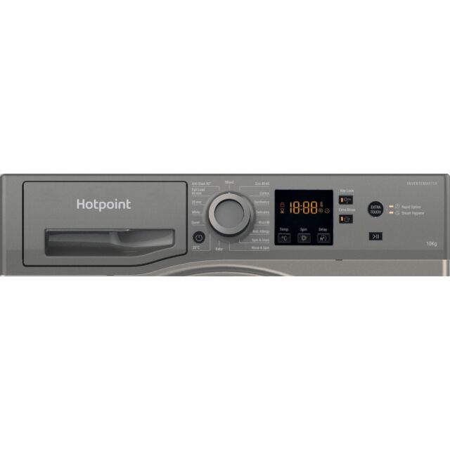Hotpoint NSWM1046GGUK Graphite 10Kg/ 1400 Rpm Washing Machine