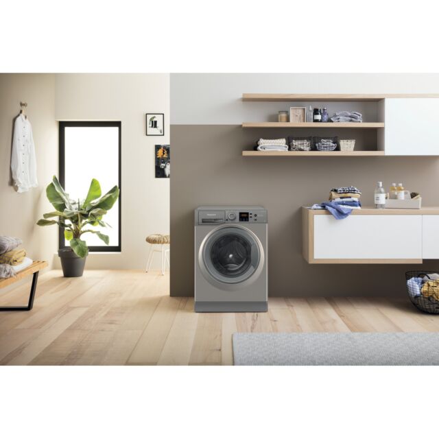 Hotpoint NSWM1046GGUK Graphite 10Kg/ 1400 Rpm Washing Machine