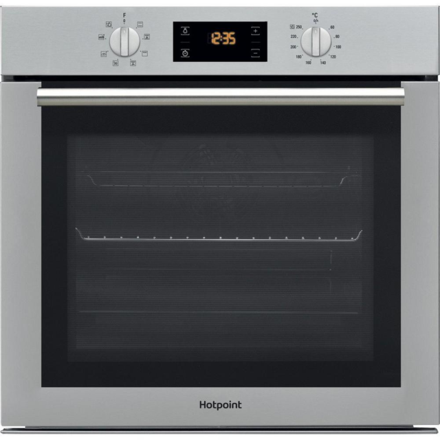 Hotpoint SAEU4 544 TCIX Inox 59.5Cm Built In Single Electric Oven