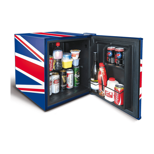 Husky EL193 Union Jack Drinks Fridge With 48L Capacity