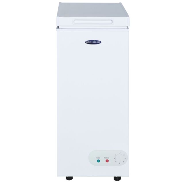 Iceking CF62EW White 53 Litre Slim Chest Freezer W35.5Cm