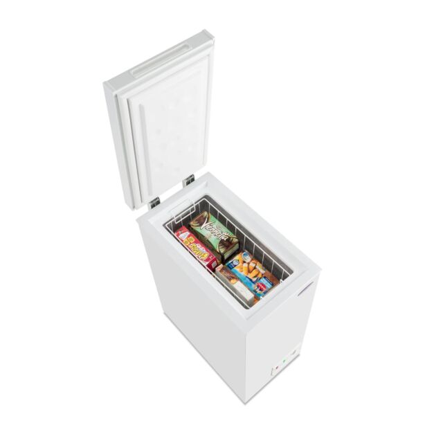 Iceking CF62EW White 53 Litre Slim Chest Freezer W35.5Cm