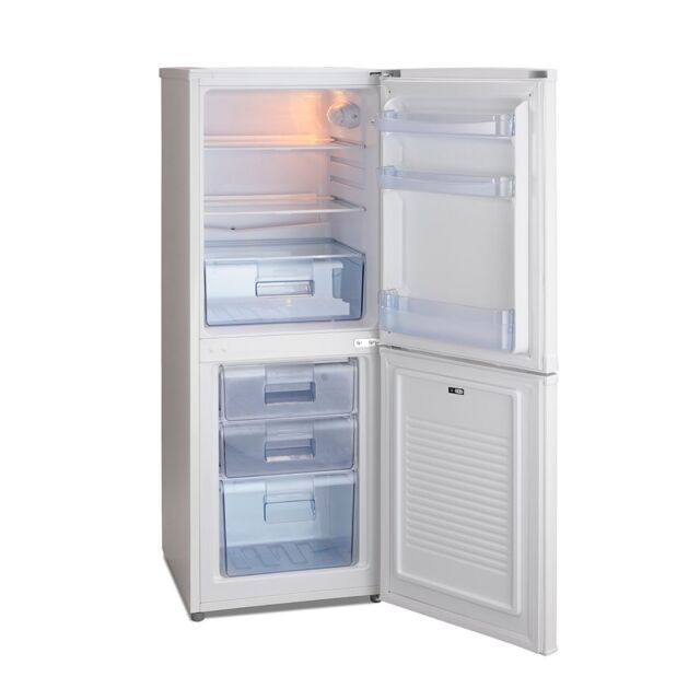 Iceking IK9055W.E White 50Cm Wide Static Fridge Freezer