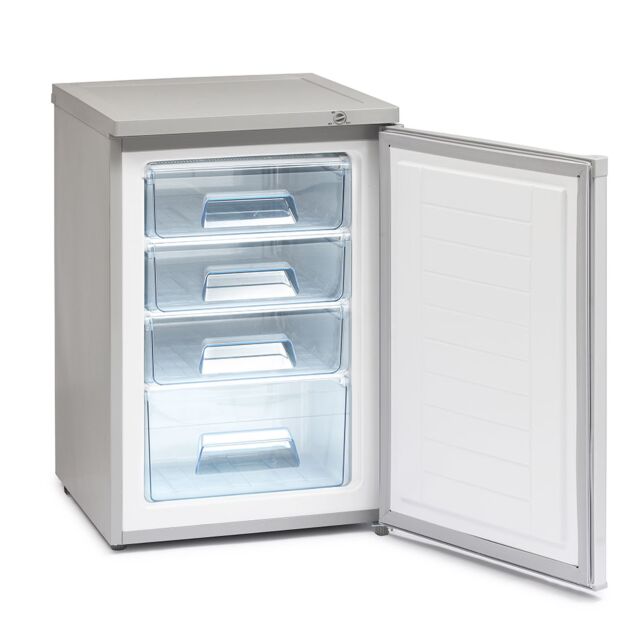 Iceking RHZ552ES Silver 55Cm Wide Under Counter Freezer