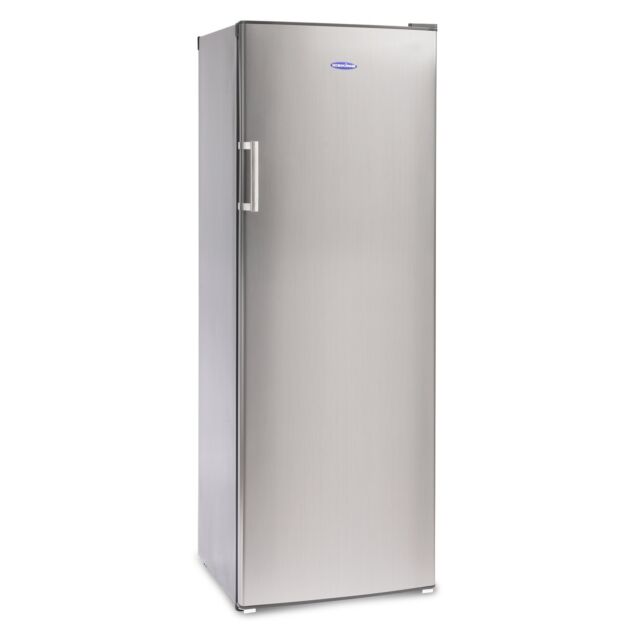 Iceking RZ245ES Silver 60Cm Wide Manual Defrost Tall Freezer