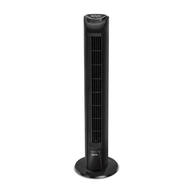 Igenix DF0035TBL Black 29inch Tower Fan With Timer