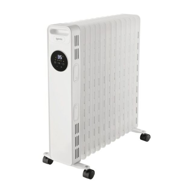 Igenix IG2626 2.5Kw Digital Oil Filled Radiator With Timer