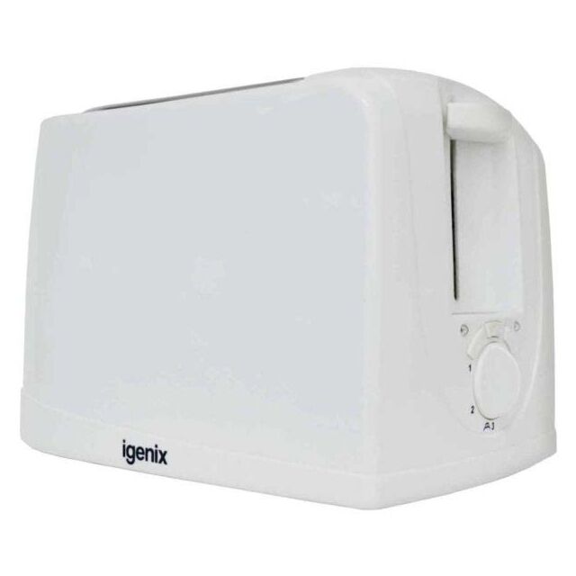 Igenix White 2 Slice Toaster