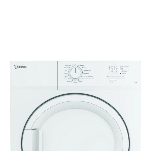 Indesit CYDA81WWGLUK White 8Kg Vented Tumble Dryer