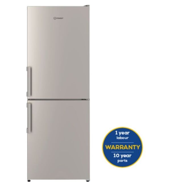 Indesit IB55532SUK Silver 54Cm Wide Low Frost Fridge Freezer