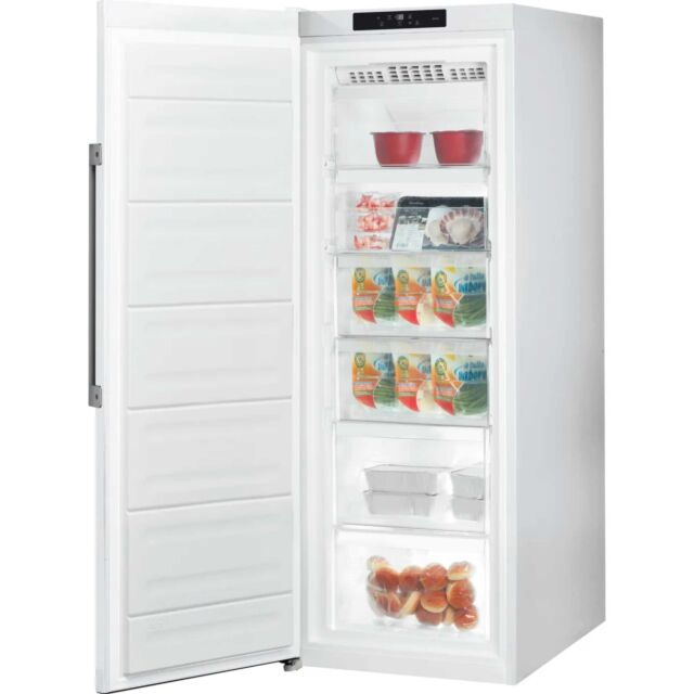 Indesit UI8F2CWUK White 59.5 Cm Wide No Frost Upright Freezer