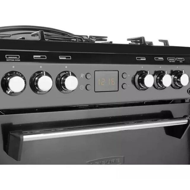 Leisure CLA60GAK Black 60Cm Gas Range Style Cooker