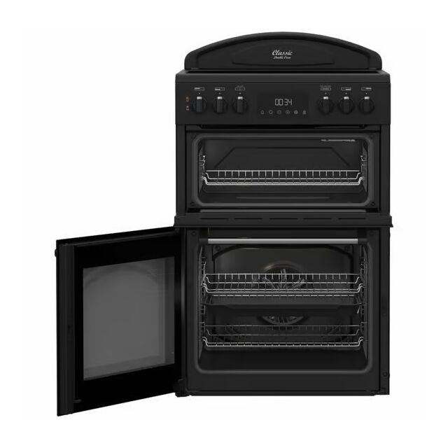 Leisure CLB60ECK Black 60Cm Electric Double Oven Electric Cooker