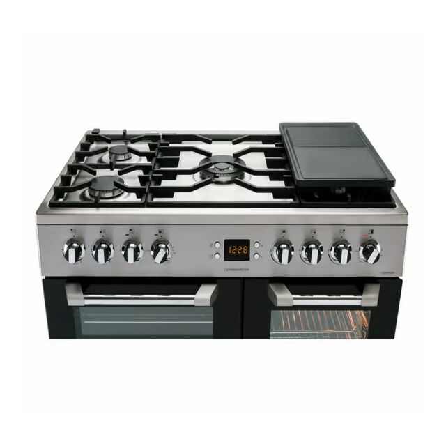 Leisure CS90F530X Stainless Steel 90Cm Wide Cuisinemaster Dual Fuel Range Cooker With Gas Hob