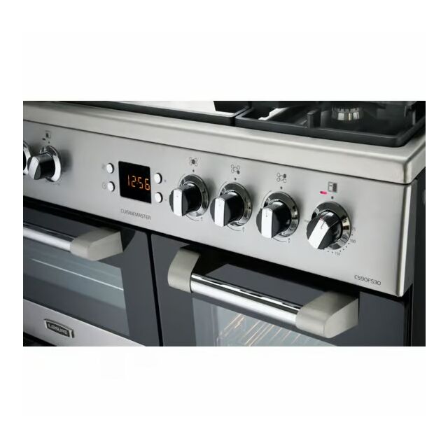 Leisure CS90F530X Stainless Steel 90Cm Wide Cuisinemaster Dual Fuel Range Cooker With Gas Hob
