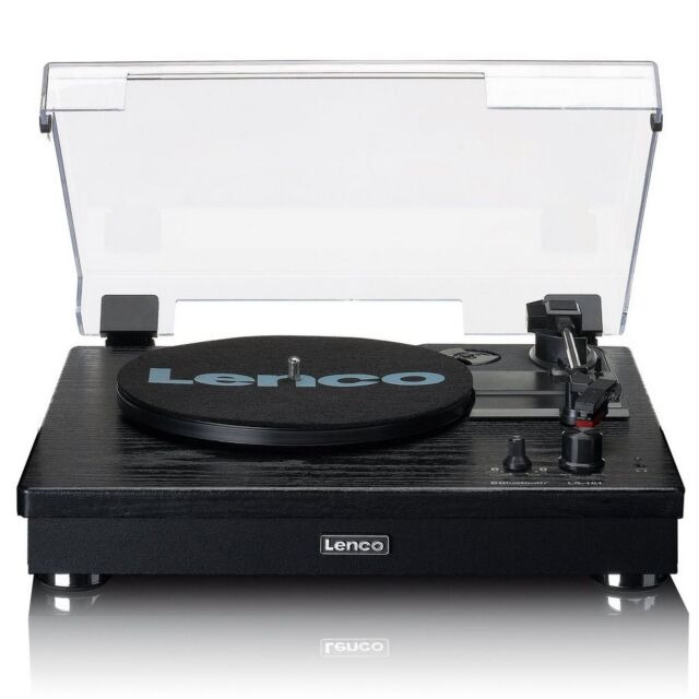 Lenco A004814 Black Ls-101 Turntable & Hifi Speakers