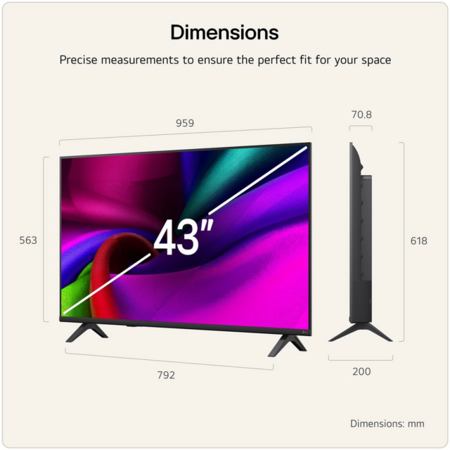 LG 43NU900B6LA.AEK 43inch 4K Uhd Nano Ai Smart TV